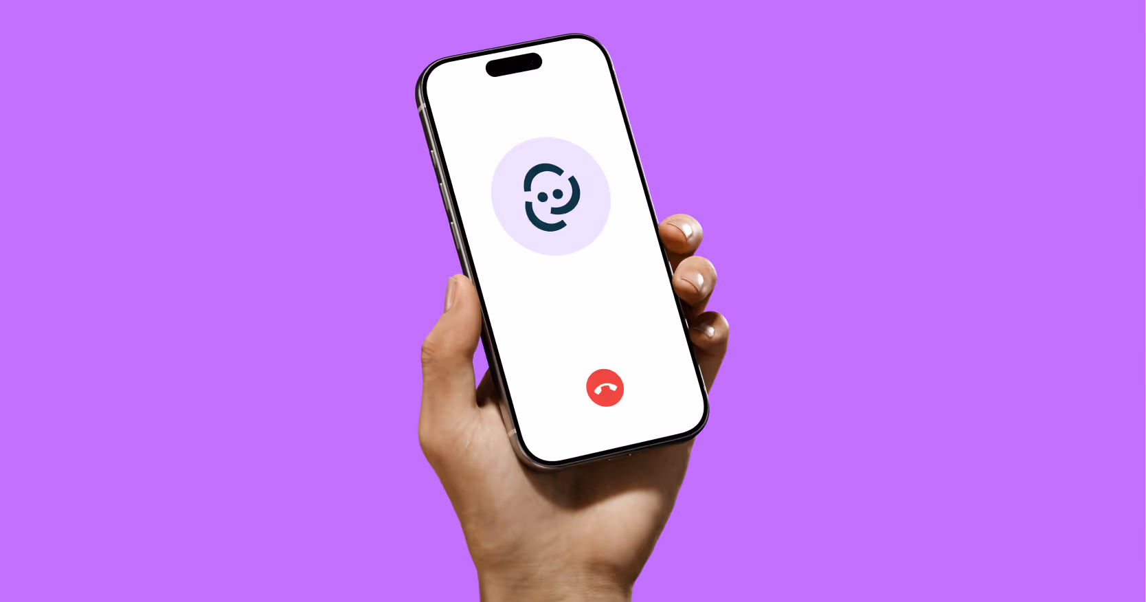 Smartphone mit dem KI-Telefonassistenten